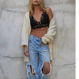 Free people nightingale oversized Cardi